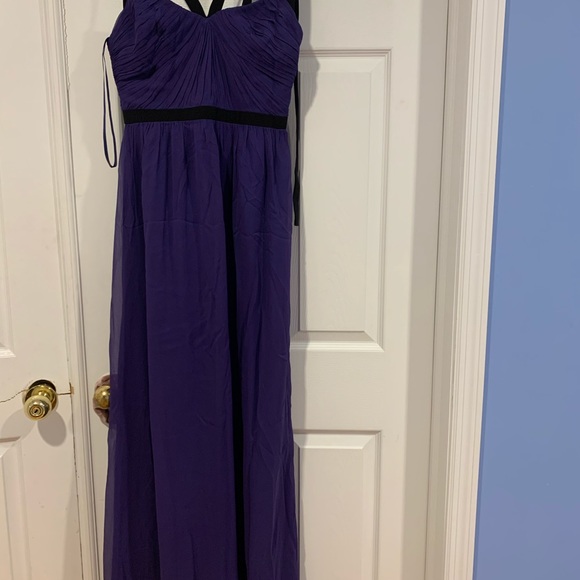 Jill Jill Stuart Women's Strappy Silk Chiffon Gown - Picture 3 of 9